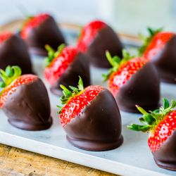 Shack Sweets - Fresh strawberries dipped in milk chocolate.