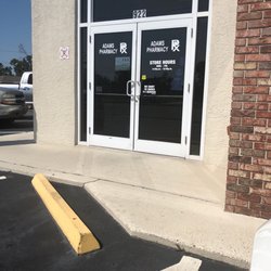 Adams Pharmacy - Storefront post hurricane.