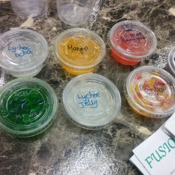 Fusion - Some of the boba options - Coffee & Tea Near Me - Rancho Cordova, California Fusion - Some of the boba options - Coffee & Tea Near Me - Rancho Cordova, California