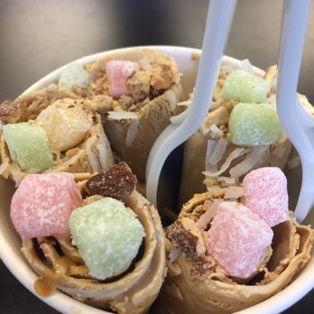 Absolute Zero Ice Cream - #9 with mochi, coconut and almonds - Desserts Near Me - Montclair, New Jersey