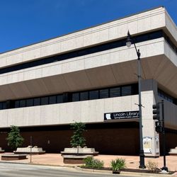Lincoln Library - Lincoln Library exterior, looking East from 7th & Capitol