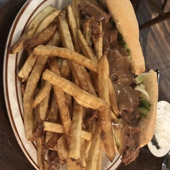 Po’ Melvin’s - Roast Beef Po Boy with fresh cut fries. A+ - American Near Me - Irving, Texas Po’ Melvin’s - Roast Beef Po Boy with fresh cut fries. A+ - American Near Me - Irving, Texas