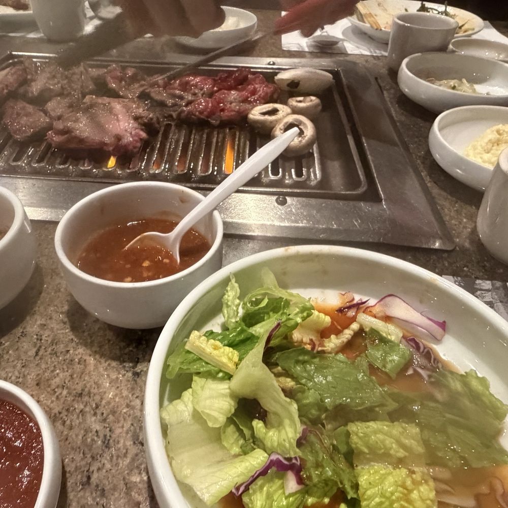 Chosun Galbee - Ginger sauce for the salad was delicious - Korean Near Me - Los Angeles, California Chosun Galbee - Ginger sauce for the salad was delicious - Korean Near Me - Los Angeles, California
