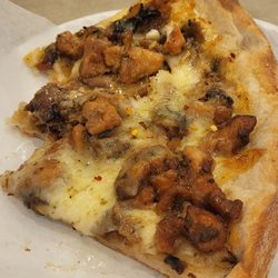 Mario's Pizzeria of Oyster Bay - 2-16-15 Chicken Marsala slice (with a few bites missing). Excellent!