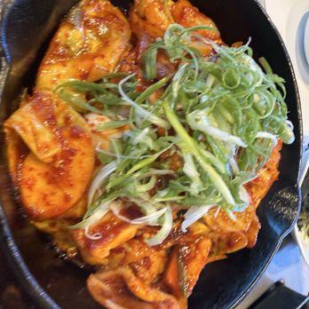 Chungdam - Sauteed spicy pork belly and squid - Korean Near Me - Santa Clara, California Chungdam - Sauteed spicy pork belly and squid - Korean Near Me - Santa Clara, California