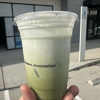 Luce Avenue Coffee - Light ice matcha. More than half foam and about 25% matcha. Not worth it. - Coffee & Tea Near Me - Cypress, Texas