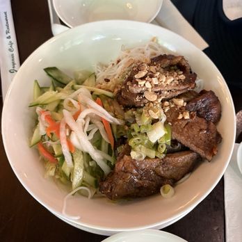 Joyeaux Cafe & Restaurant - Lemon grass pork with Vermicelli - Vietnamese Near Me - Vancouver, British Columbia Joyeaux Cafe & Restaurant - Lemon grass pork with Vermicelli - Vietnamese Near Me - Vancouver, British Columbia