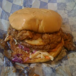 Fat Guy's Burger Bar - The Sweet Caroline Burger - one of the monthly burger battle selections