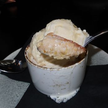 Capri Seafood Bar - For dessert, we had vanilla ice cream atop fresh cornbread. - Seafood Near Me - Denver, Colorado Capri Seafood Bar - For dessert, we had vanilla ice cream atop fresh cornbread. - Seafood Near Me - Denver, Colorado