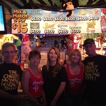 Crazy Craig's Cheeky Monkey Bar - Havin' tons of fun at Crazy Craig's Cheeky Monkey Bar! We are DEFINITELY giving Craig & his team 4 stars!!! - Sports Bars Near Me - Branson, Missouri