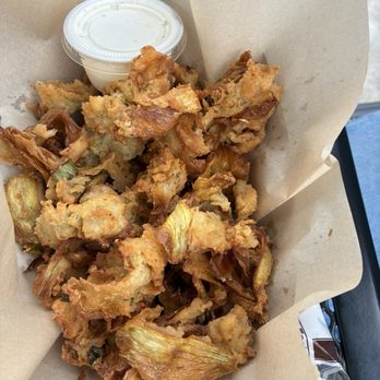The Birds Cafe - Fried artichoke - Seafood Near Me - Bodega Bay, California