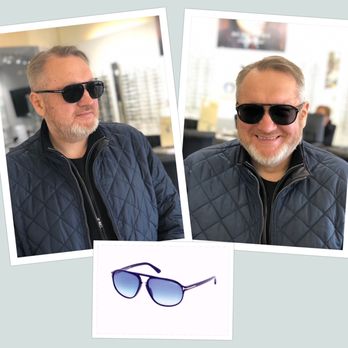 Eye Q Optique - Sergey In luxurious Tom Ford wish Shamir digital lenses.  A stunning look in prescription lenses. - Eyewear & Opticians Near Me - Buffalo Grove, Illinois