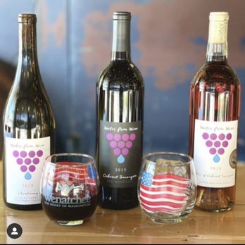 Water From Wine - three bottles of wine and a glass of wine - Wine Tasting Room Near Me - Tacoma, Washington