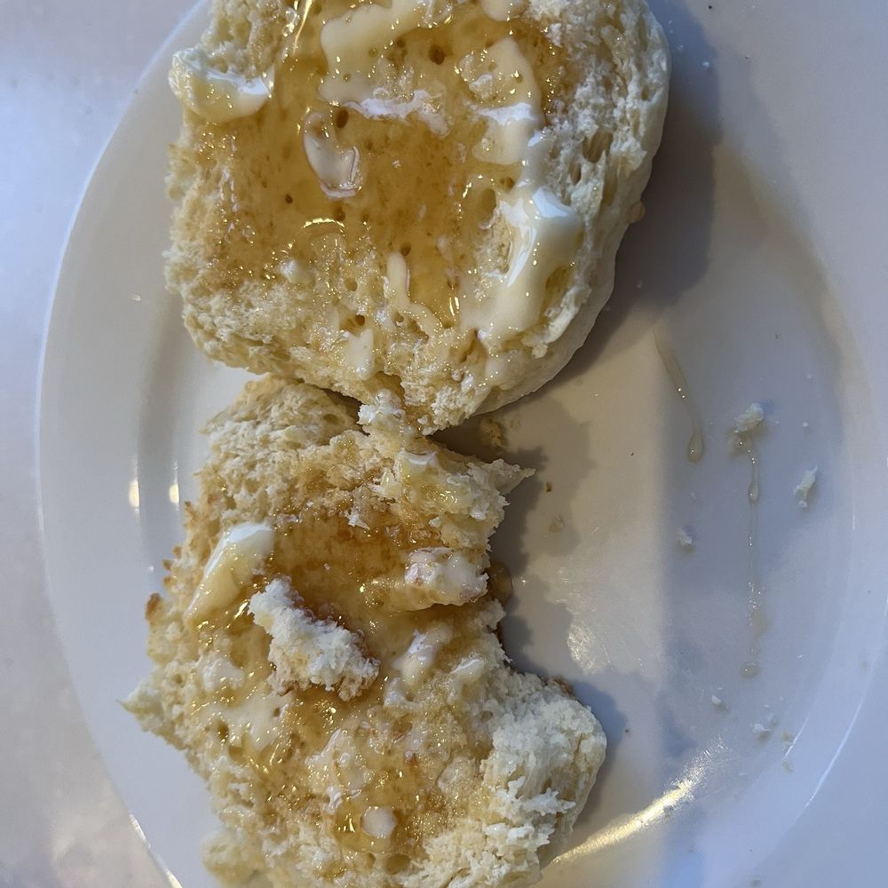 Patys Restaurant - Biscuit with butter and honey -- yummmmm....... - American Near Me - Toluca Lake, California Patys Restaurant - Biscuit with butter and honey -- yummmmm....... - American Near Me - Toluca Lake, California