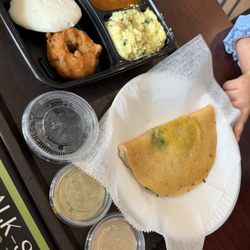 Apna Cafe - Brunch sampler with dessert