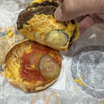 McDonald's - Asked for extra onions and there was a little to none. - Burgers Near Me - Discovery Bay, California