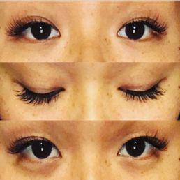 100% human hair - natural/medium look. These are #11's mixed with #12's at the ends to create the cat eye shape. 100% human hair - natural/medium look. These are #11's mixed with #12's at the ends to create the cat eye shape.