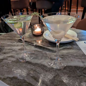 Nobu Chicago - Matsuhisa martini and lychee & elderflower martini - Japanese Near Me - Chicago, Illinois