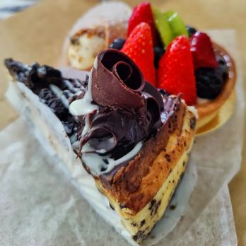White's Bakery & Cafe - a pastry with chocolate and fruit - Bakeries Near Me - Brockton, Massachusetts