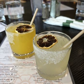 The Guadalupe on Main - Their award winning margarita and a mango margarita. - Bars Near Me - Mesa, Arizona The Guadalupe on Main - Their award winning margarita and a mango margarita. - Bars Near Me - Mesa, Arizona