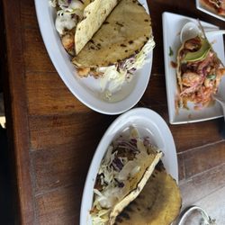 Mariscos Ruben's & Charlie's - Fire tacos !! Enchelado and gobernador