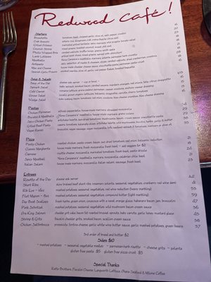 Menu photo 3 Redwood Cafe Modesto, CA