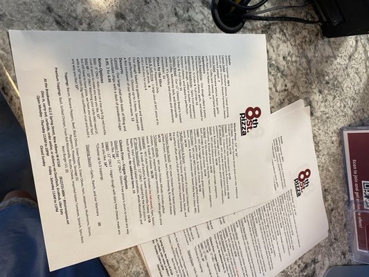Menu photo 2 8th Street Pizza New Albany, IN Menu photo 2 8th Street Pizza New Albany, IN