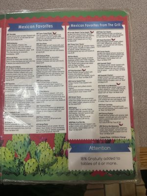 Menu photo 1 Amole Restaurant Sweetwater, TX Menu photo 1 Amole Restaurant Sweetwater, TX