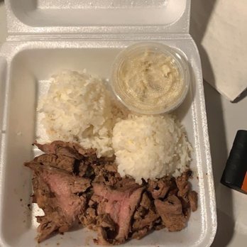 Blazin Steaks - Steak Plate. Regular size?! For a small child maybe! - Steakhouses Near Me - Mililani, Hawaii