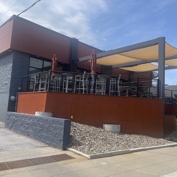Eatery A - Outside front patio - Mediterranean Near Me - Des Moines, Iowa