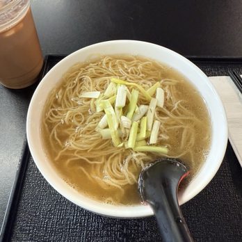 LetsSweet Kitchen - Wonton noodle soup (wontons on the bottom) - Noodles Near Me - San Francisco, California