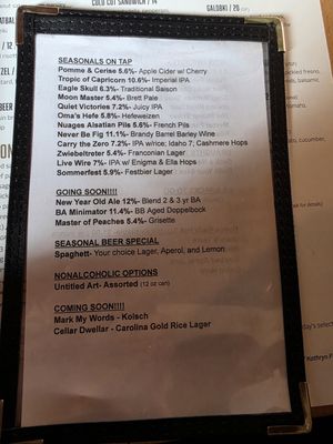 Menu photo 2 Monnik Beer Louisville, KY Menu photo 2 Monnik Beer Louisville, KY