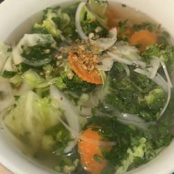Time Pho Boba - Vegetable pho with beef or chicken broth