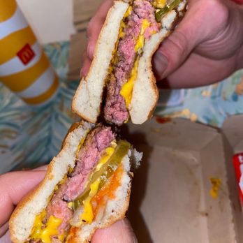 McDonald's - Raw meat....Quarter Pounder with Cheese - Fast Food Near Me - Kannapolis, North Carolina