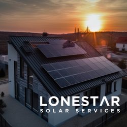 Lonestar Solar Services - Home fitted with solar array.