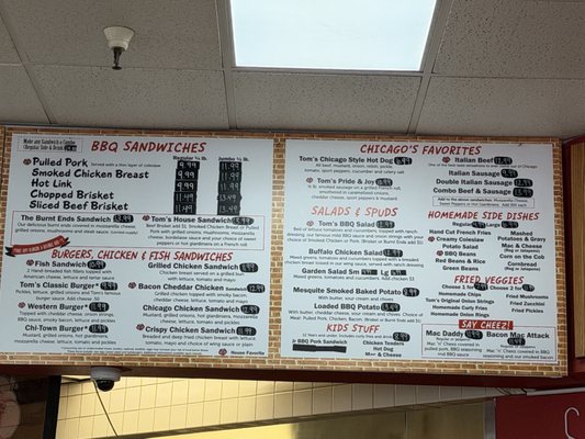 Menu photo 3 Tom's BBQ Tempe, AZ