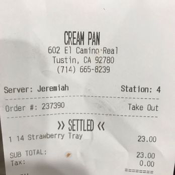 Cream Pan - Around $1.65 for a strawberry croissant, fairly priced and so worth it! - Bakeries Near Me - Tustin, California