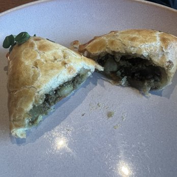 ChopnBlok - Montrose - Meat pie (inside) - African Near Me - Houston, Texas