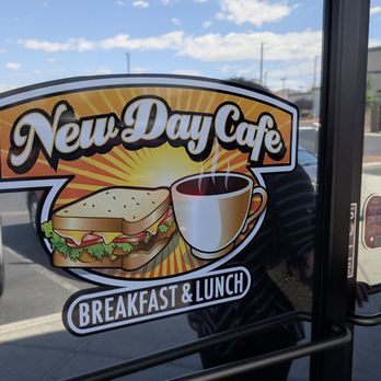 New Day Cafe - The graphic on the door should have been their logo on the building! - American Near Me - Henderson, Nevada
