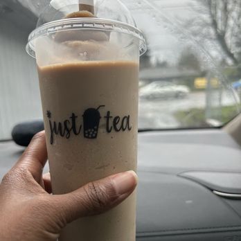 Just Tea - Chai freezie with coffee jellies - Bubble Tea Near Me - Portland, Oregon