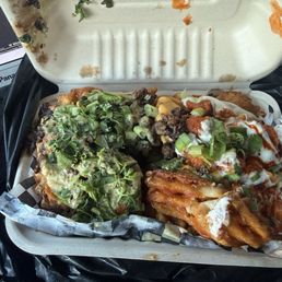 I had a secret menu order: Half Galaxy Fries and Buffalo chicken fries I had a secret menu order: Half Galaxy Fries and Buffalo chicken fries