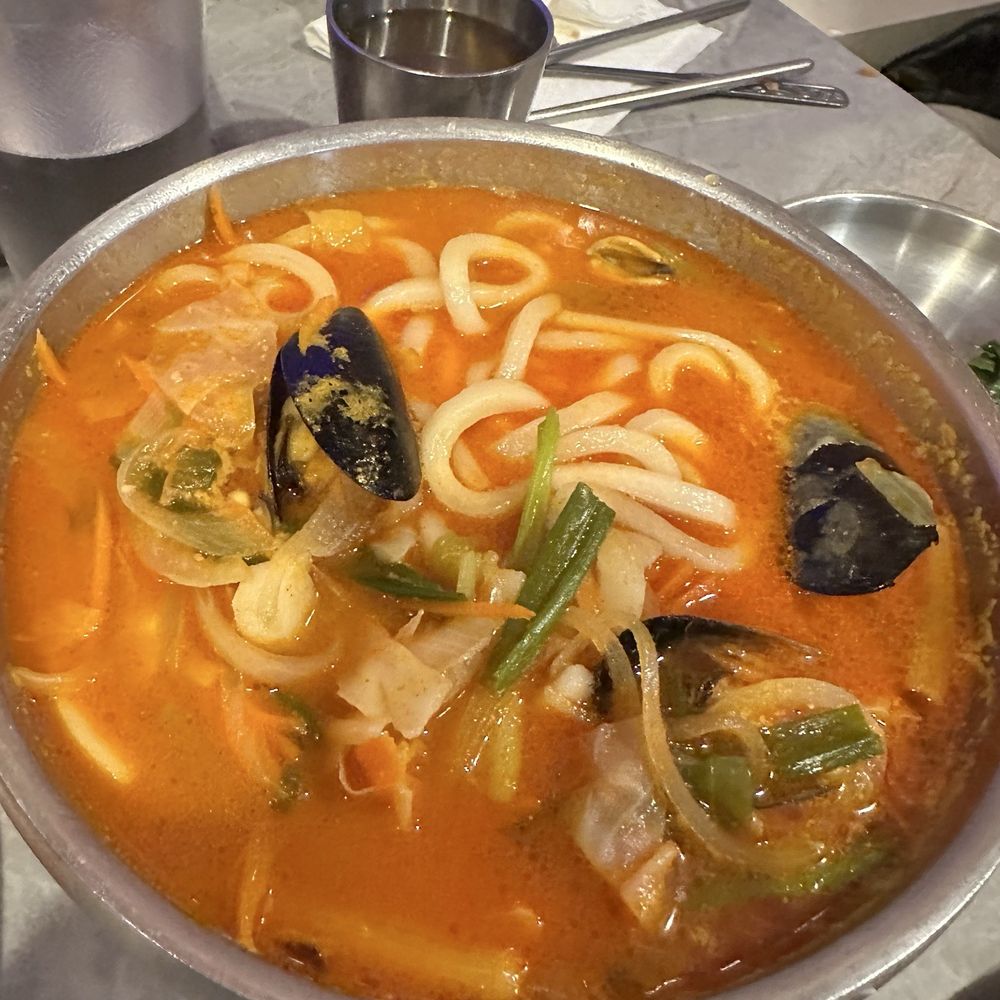 Q-Cafe - Spicy seafood udon - Japanese Near Me - Lynnwood, Washington Q-Cafe - Spicy seafood udon - Japanese Near Me - Lynnwood, Washington