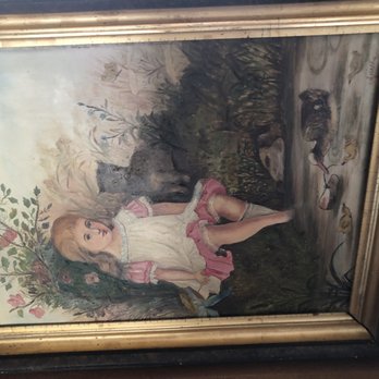 MOBIUS: Art Conservation - Alice in Wonderland painted by Martha Madill circa 1900. - Art Restoration Near Me - Santa Cruz, California MOBIUS: Art Conservation - Alice in Wonderland painted by Martha Madill circa 1900. - Art Restoration Near Me - Santa Cruz, California