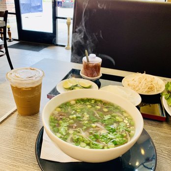 Pho Bro - First customer of the day! Wow the food came out fast and it smells lovely in here~ can't wait to dig in! - Vietnamese Near Me - Rowland Heights, California