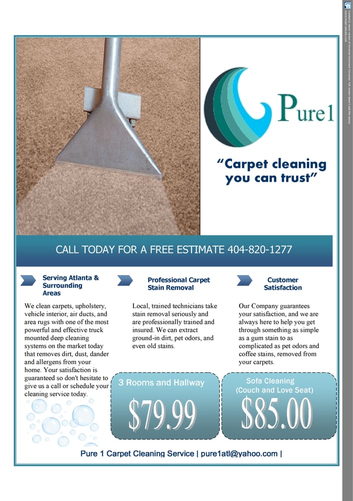 PURE 1 CARPET CLEANING SERVICE Updated September 2024 1886