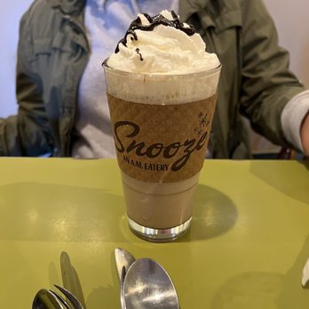 Snooze, an A.M. Eatery - Hot chocolate - Breakfast & Brunch Near Me - Denver, Colorado Snooze, an A.M. Eatery - Hot chocolate - Breakfast & Brunch Near Me - Denver, Colorado