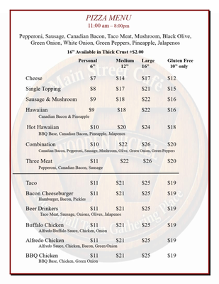 Menu photo 2 Wooden Nickel Circle, MT Menu photo 2 Wooden Nickel Circle, MT