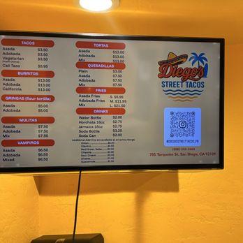 Diego's Street Tacos - Tacos Near Me - San Diego, California