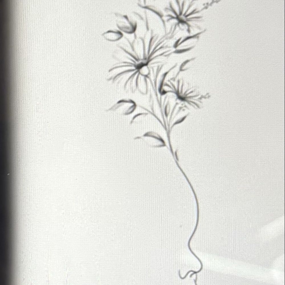 Original design looked just slapped on there but at least there's detail in the flowers Original design looked just slapped on there but at least there's detail in the flowers