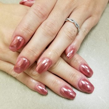Sessy Nails - Rose Gold Chrome SNS! LOVE - Nail Salons Near Me - Placentia, California Sessy Nails - Rose Gold Chrome SNS! LOVE - Nail Salons Near Me - Placentia, California